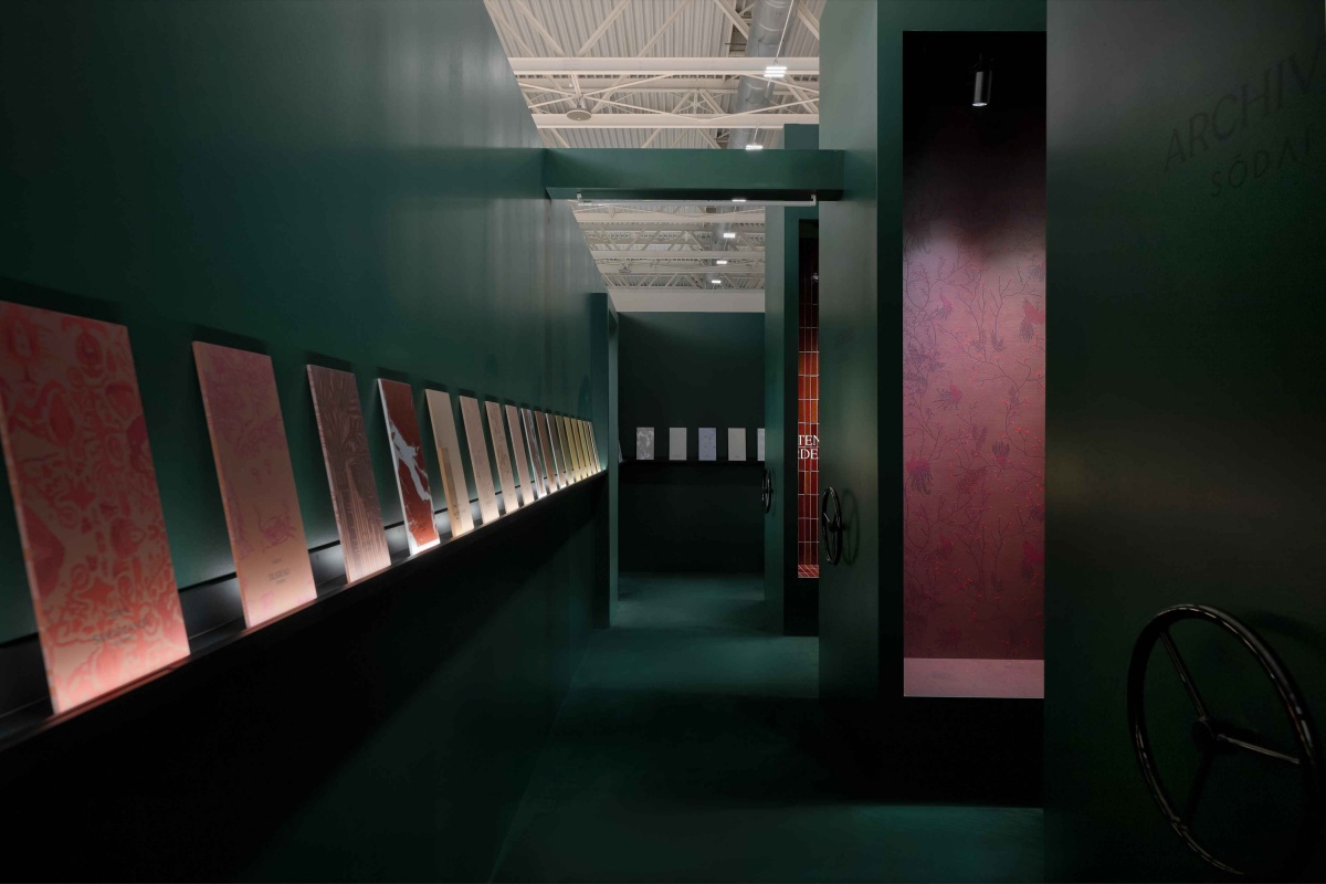 Detail of the Sodai stand at Cersaie Bologna 2026
