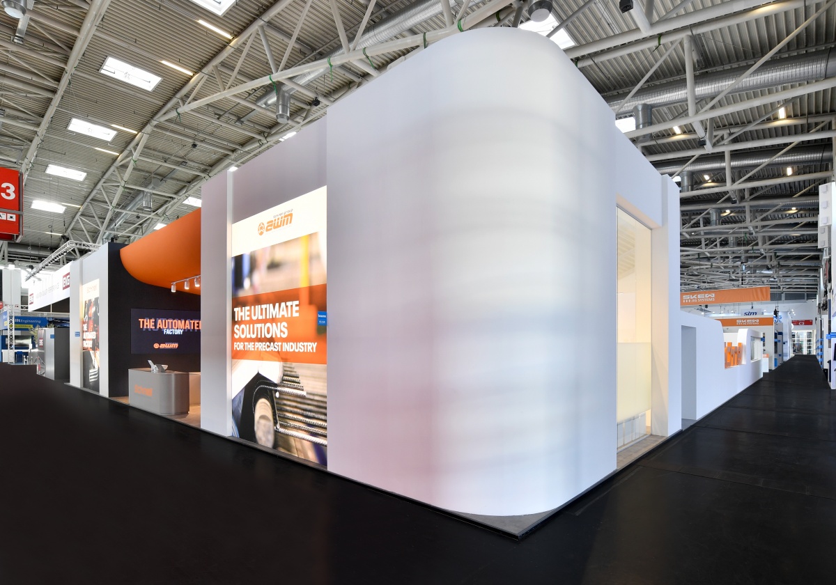 Schnell Bauma stand-Bauma 2025 exhibition setup-industrial machinery exhibition stand-functional Bauma stand design-Barberini Bauma setups