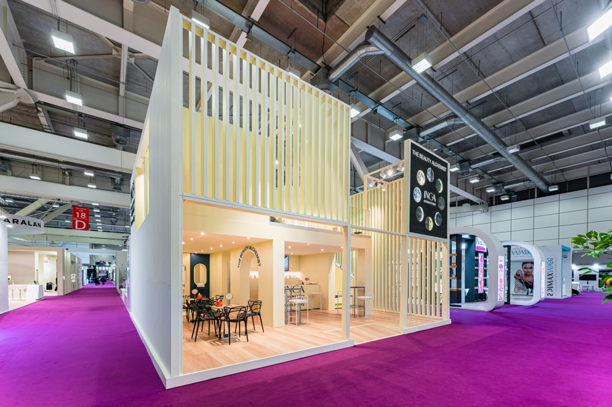 exhibtion design-spaces-booth-stand-booth builder-cosmoprof